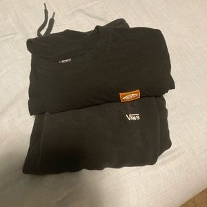 Women’s Vans sweatpants and long sleeve t shirt bundle